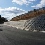 三郷町86号線道路改良工事