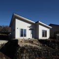 恵那市 丘の上に建つ平屋の家