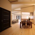 恵那市 丘の上に建つ平屋の家