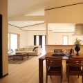 恵那市 丘の上に建つ平屋の家
