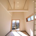 恵那市 丘の上に建つ平屋の家