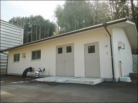 恵那市羽白ポンプ場新築