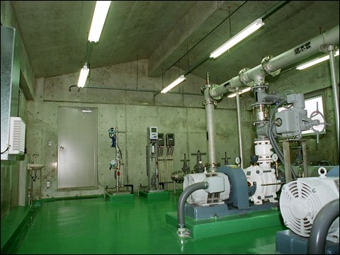 恵那市羽白ポンプ場新築