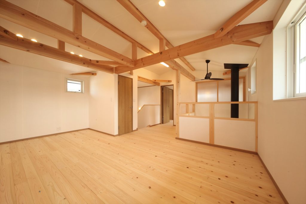 木の香りで健康的な居室