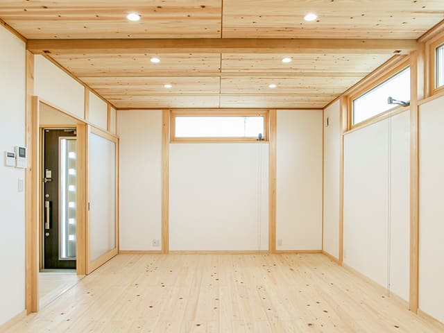 自然素材たっぷりの健康住宅