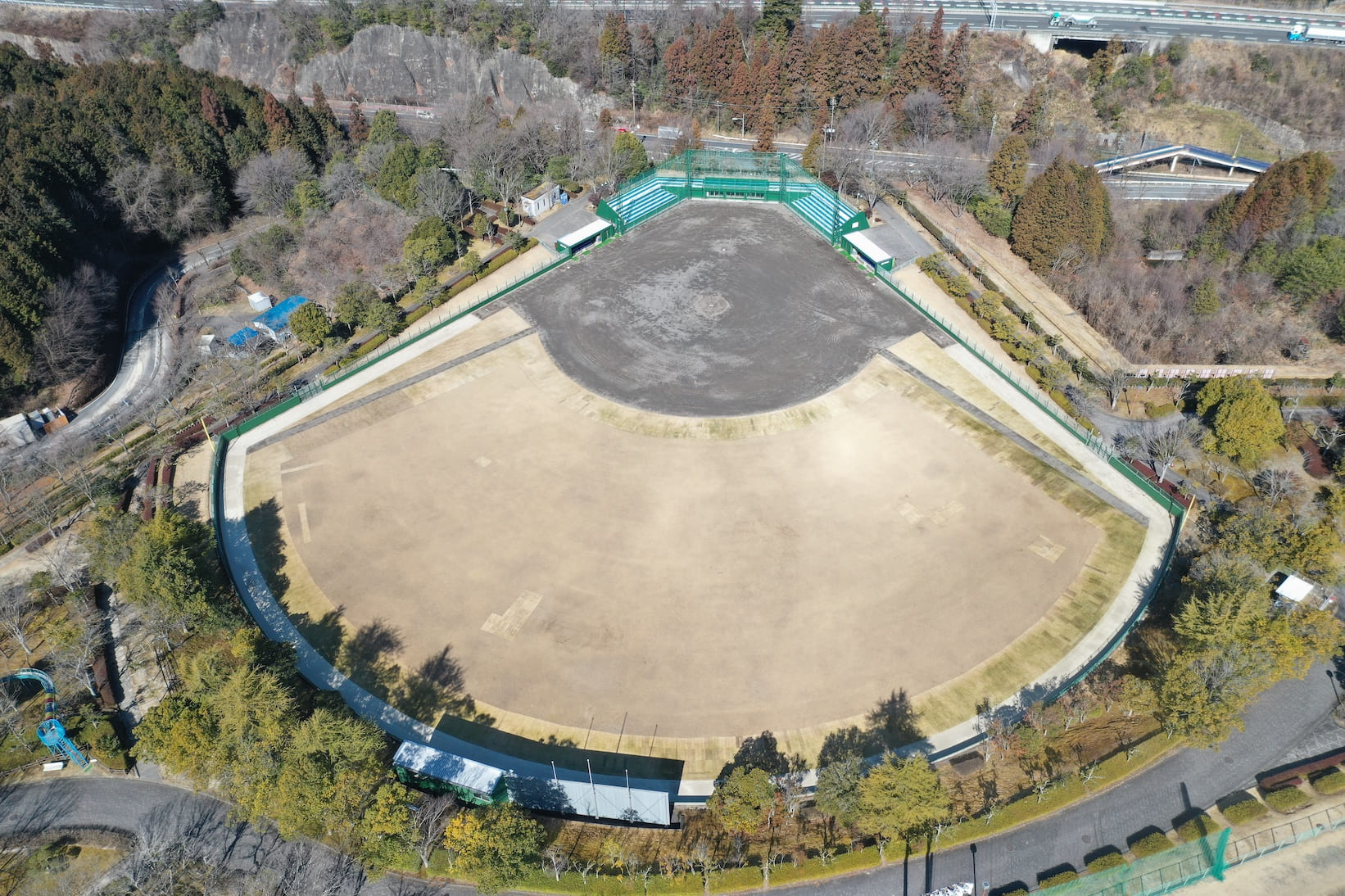 恵那市まきがね公園テニスコート・野球場改修建築工事