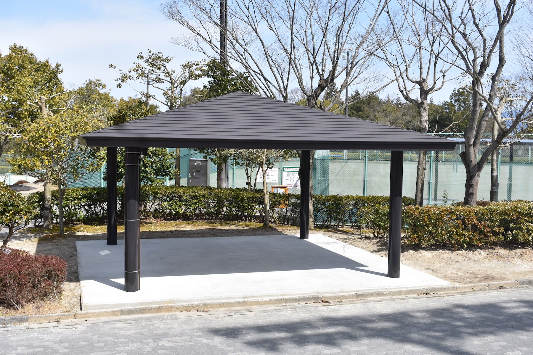 恵那市まきがね公園テニスコート・野球場改修建築工事