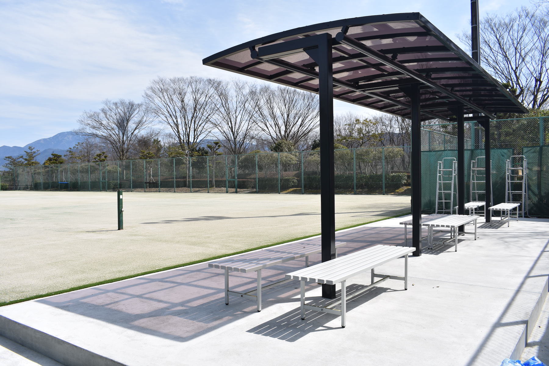 恵那市まきがね公園テニスコート・野球場改修建築工事
