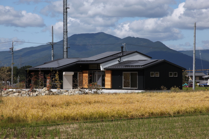 田舎ならではの借景